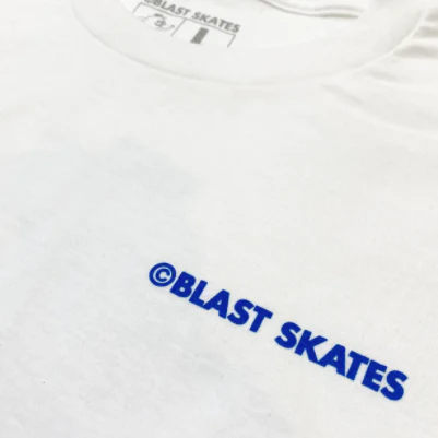 Blast Skates Stuntz Longsleeve T-Shirt - White - Image 5