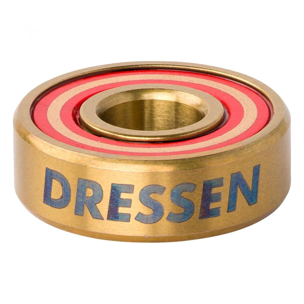Bronson Speed Co Eric Dressen Pro G3 Skateboard Bearings (Gold) - Image 2