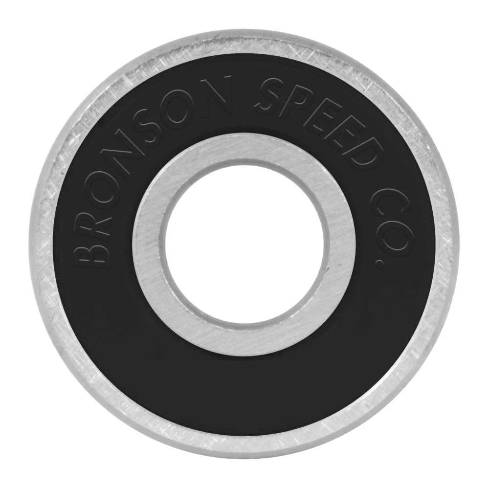 Bronson Speed Co. Erick Winkowski Pro G3 Bearings - Black/White - Image 2