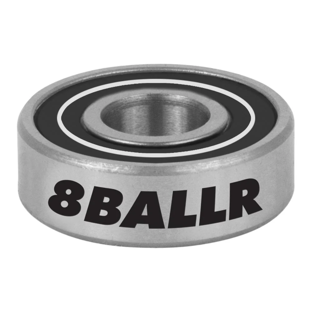 Bronson Speed Co. Erick Winkowski Pro G3 Bearings - Black/White - Image 3