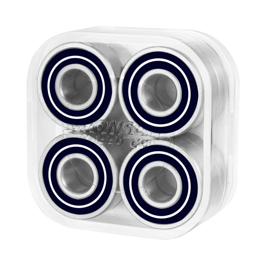 Bronson Speed Co. Erick Winkowski Pro G3 Bearings - Black/White - Image 5