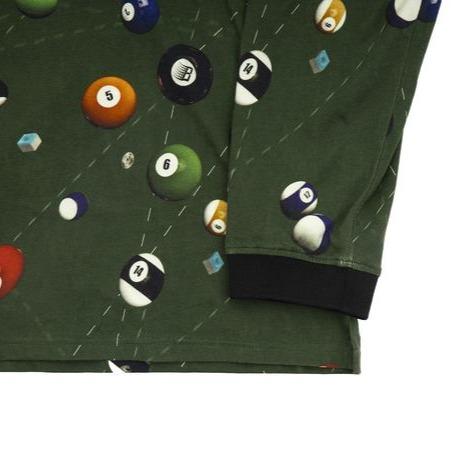 Bronze 56K Billiard Polo Longsleeve T-Shirt - Green - Image 3