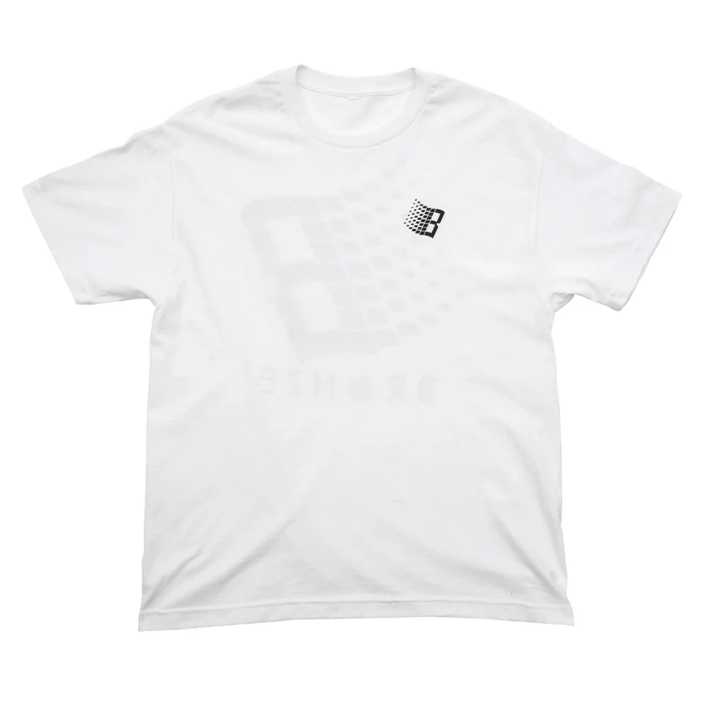 Bronze 56K Smiley B Logo T-Shirt - White - Image 3