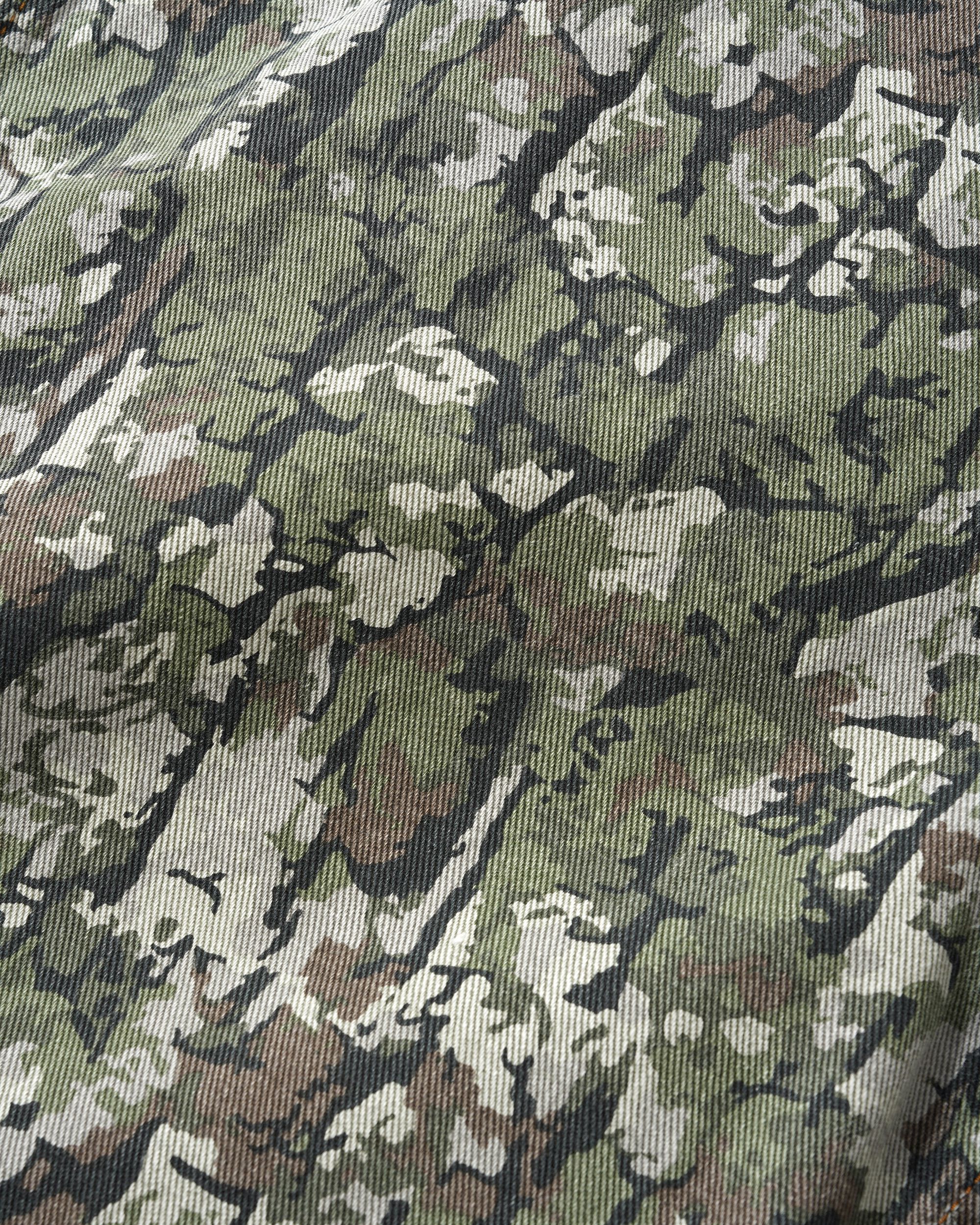 Butter Goods Bark Camo Denim Jeans - Army - Image 4