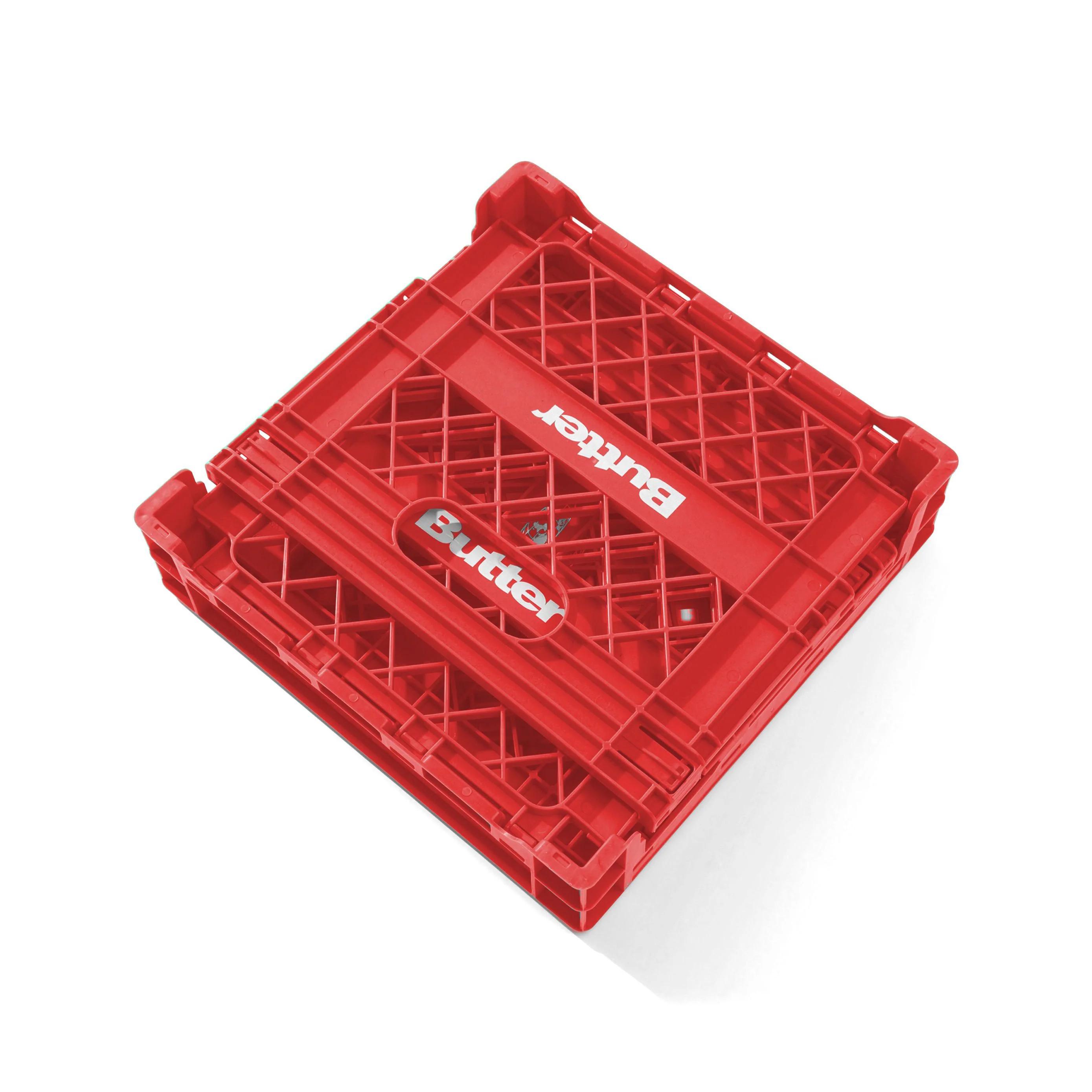 Butter Goods Collapsible Record Crate - Red - Image 3