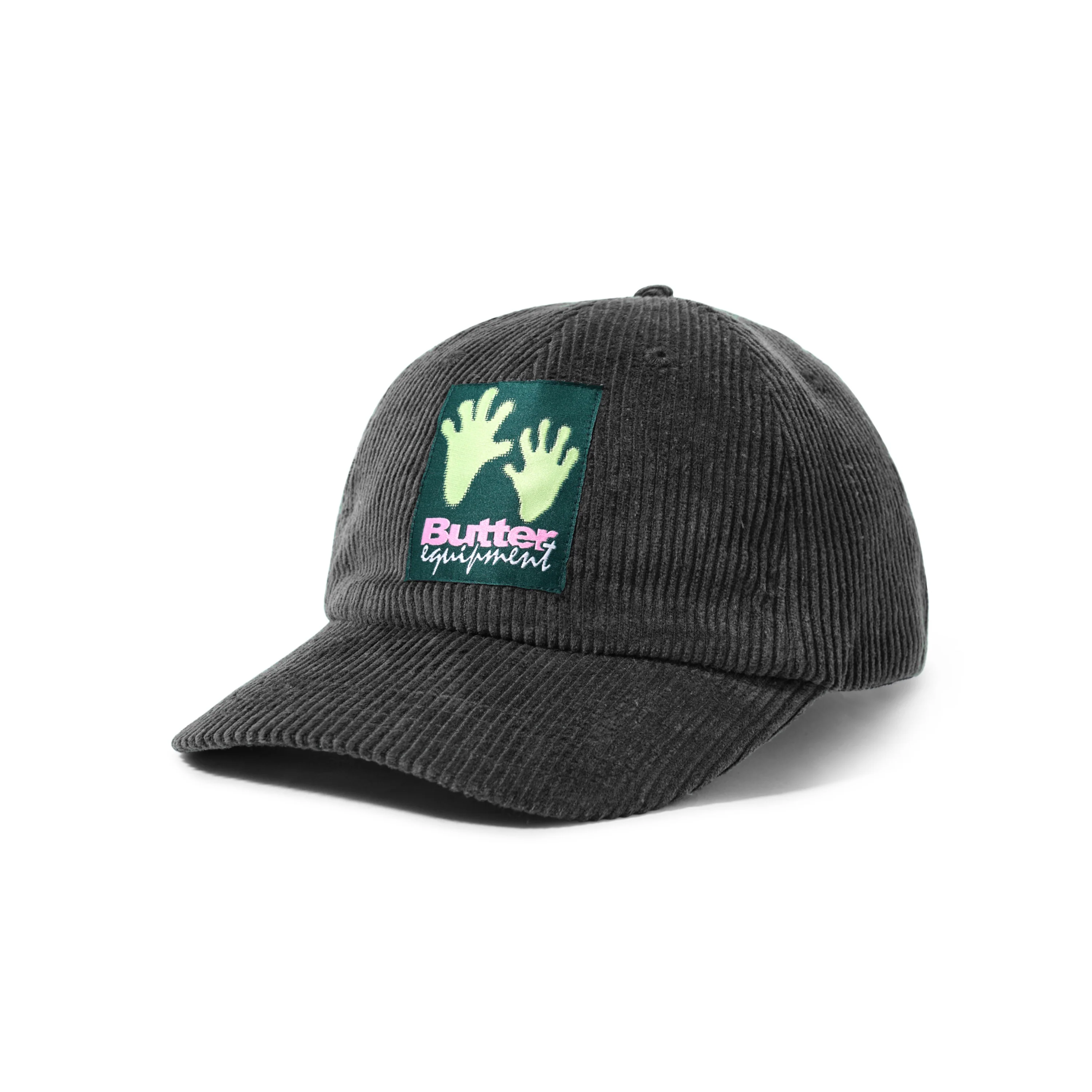 Butter Goods Cord 6 Panel Cap - Grey