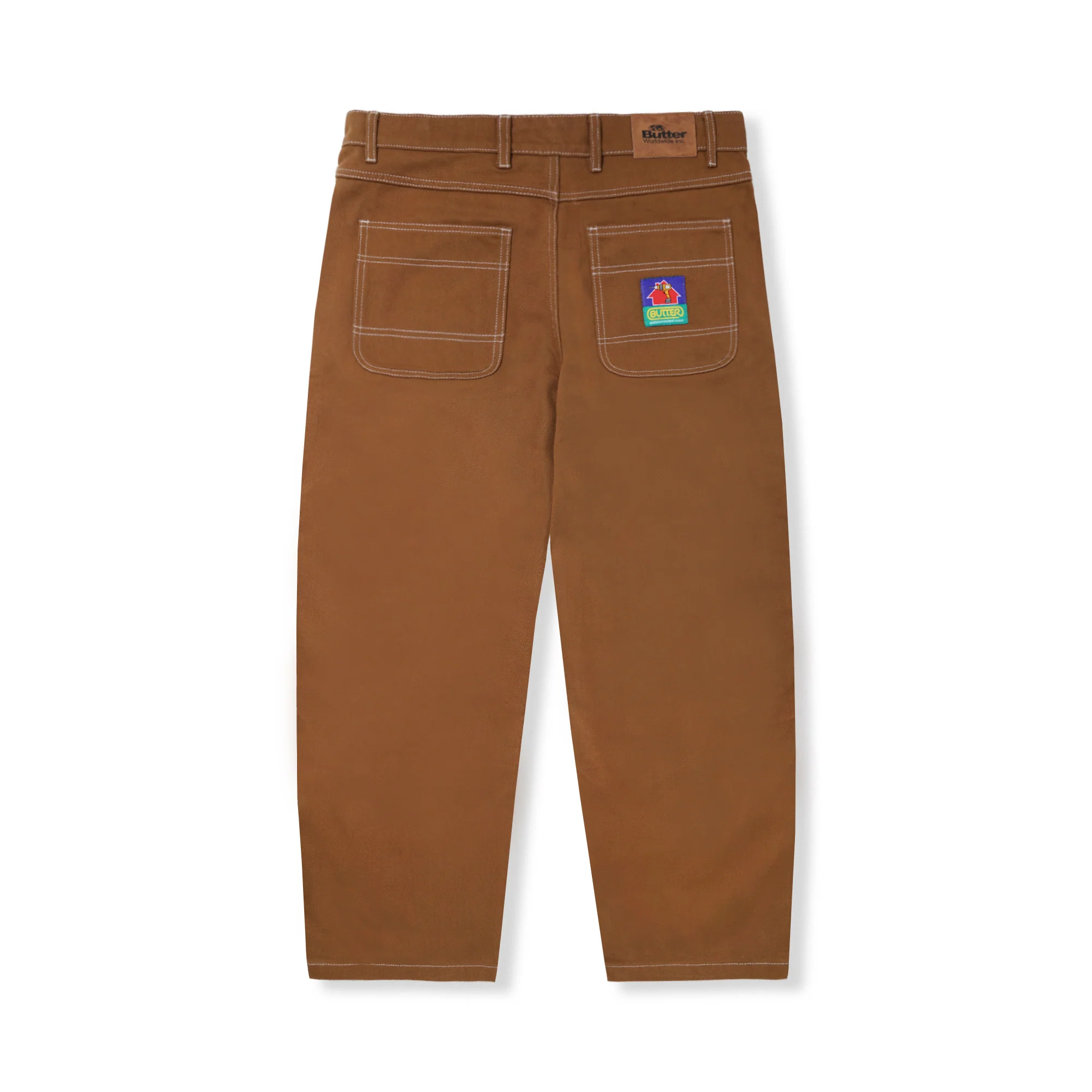 Butter Goods Double Knee Pants - Brown - Image 2