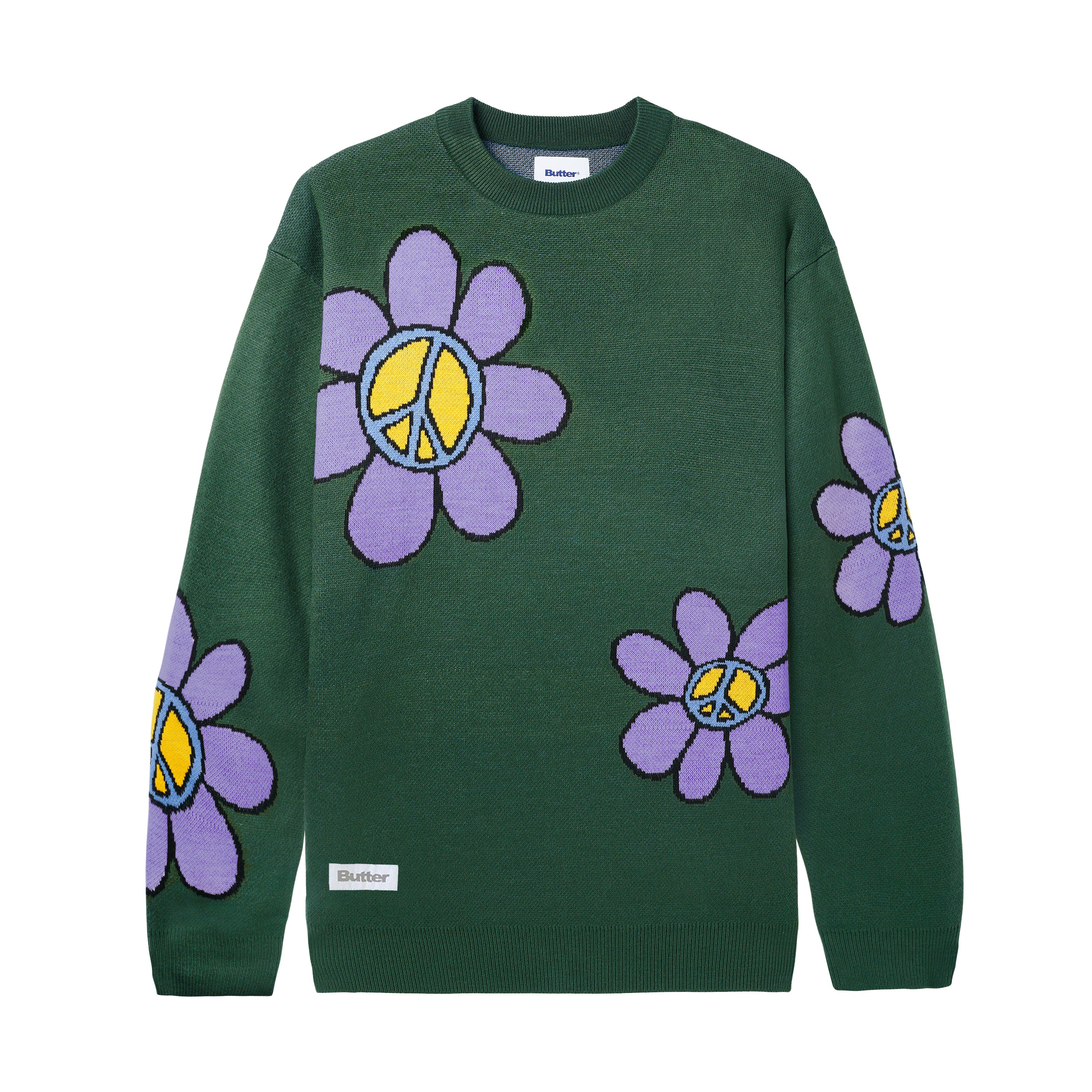 Butter Goods Flowers Knit Sage