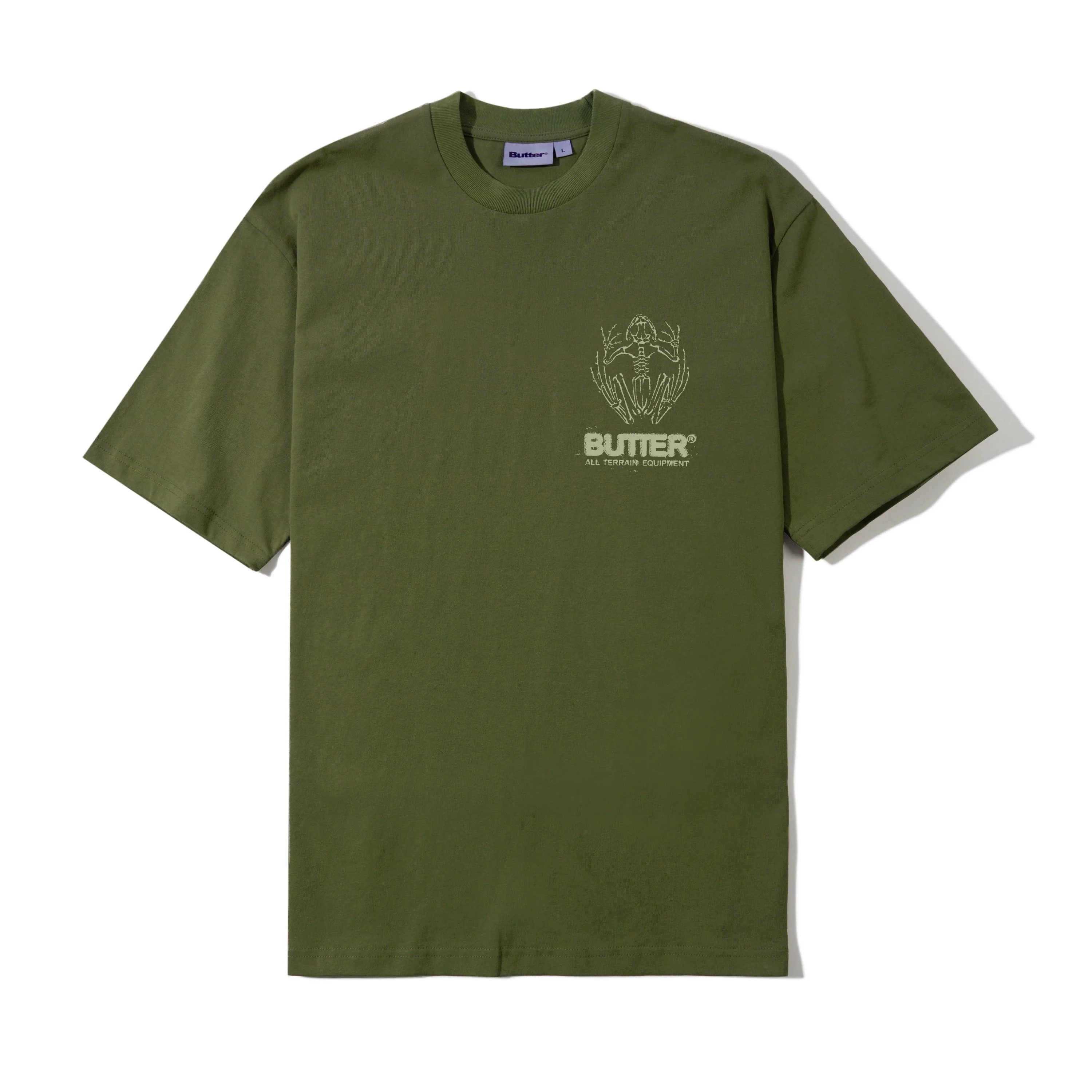 Butter Goods Fossil Tee - Moss - Image 2