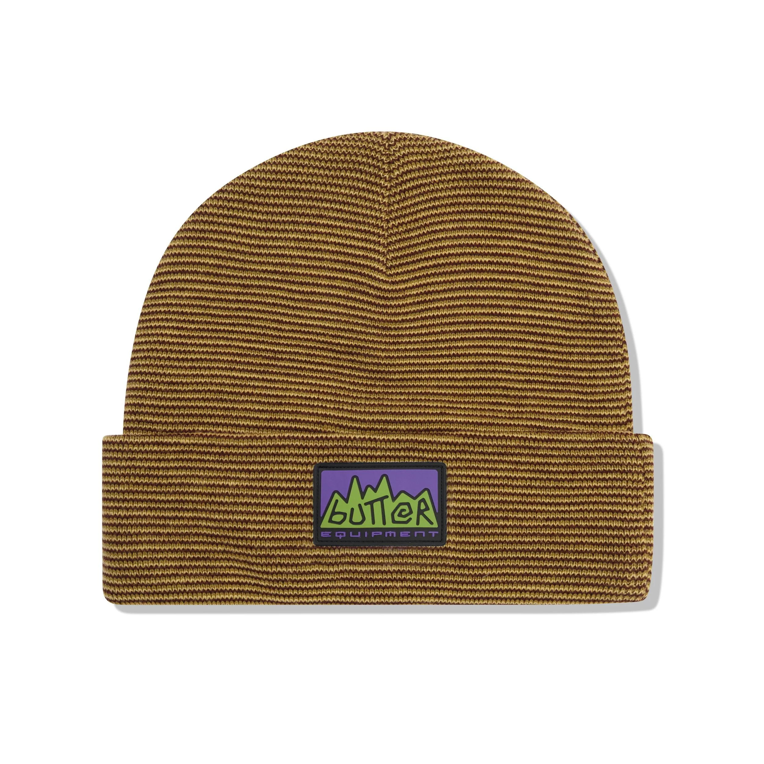 Butter Goods Lines Beanie - Brown