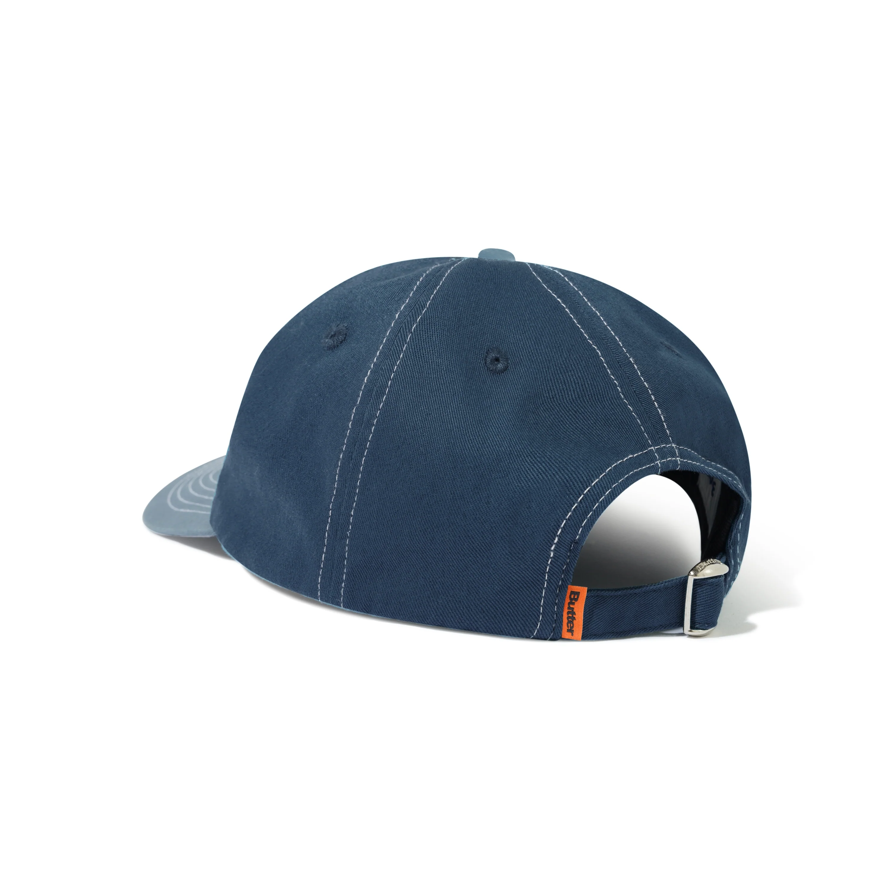Butter Goods Lock 6 Panel Cap - Navy / Ocean - Image 2