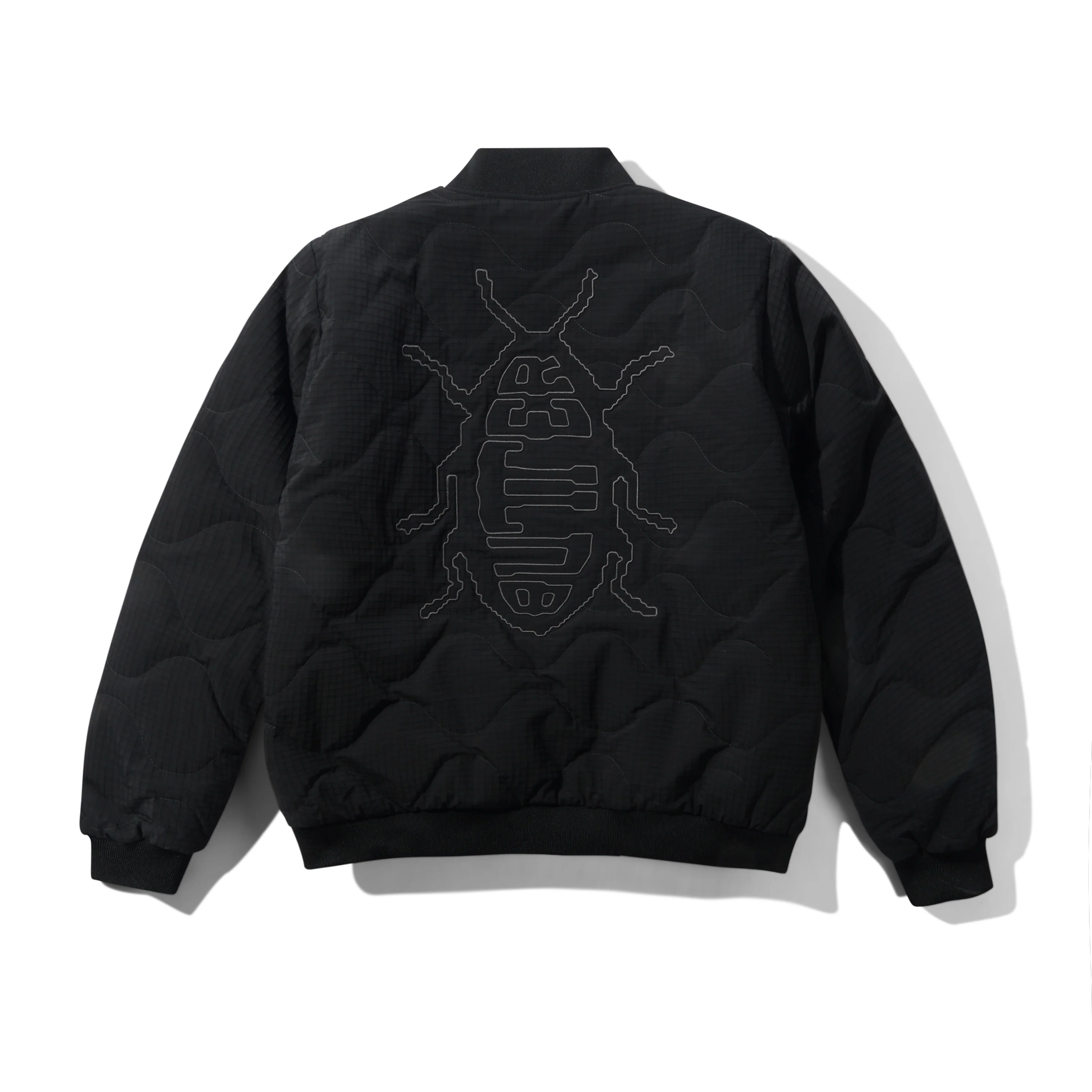Butter Goods Roach Bomber Jacket - Black - Image 2