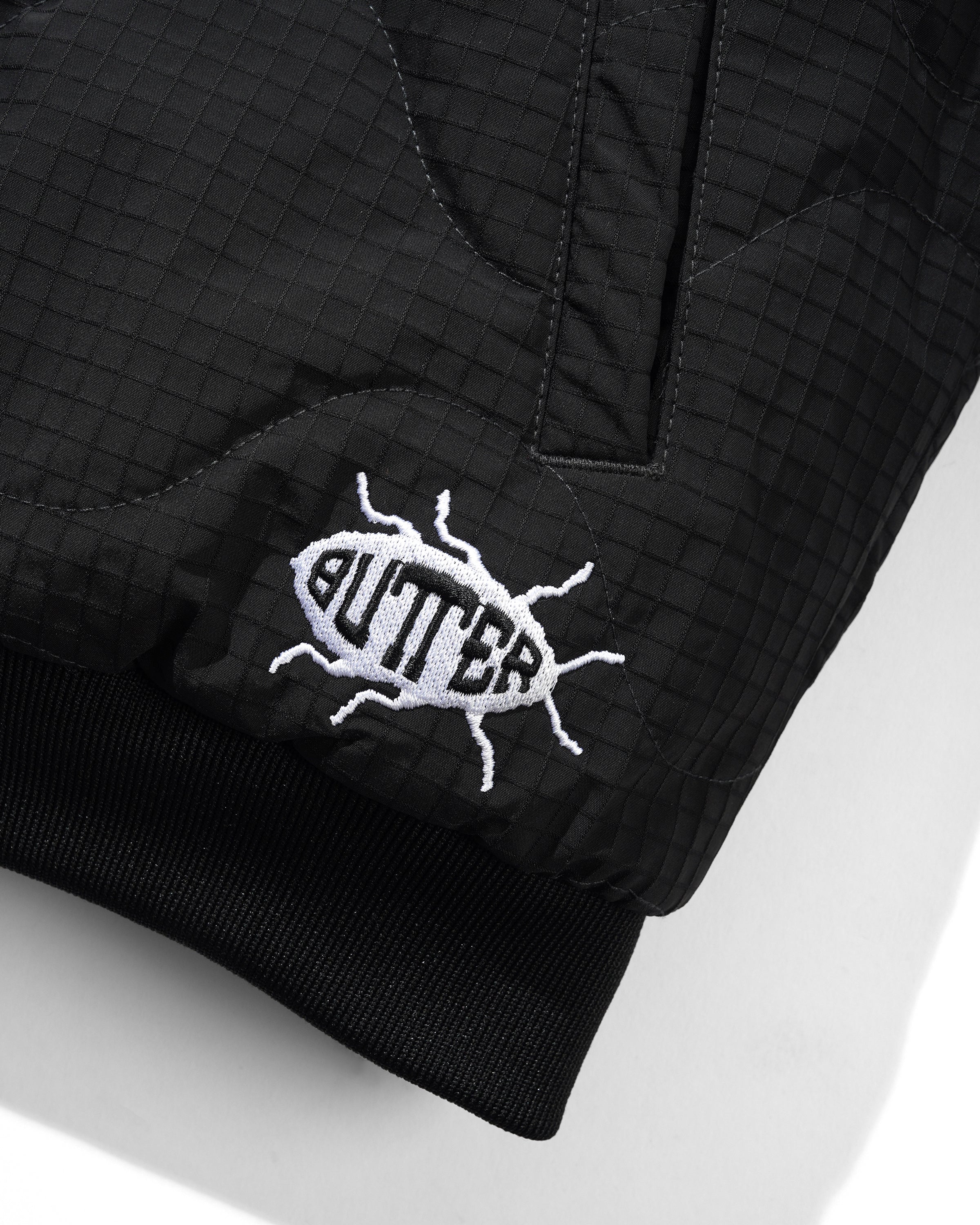 Butter Goods Roach Bomber Jacket - Black - Image 3