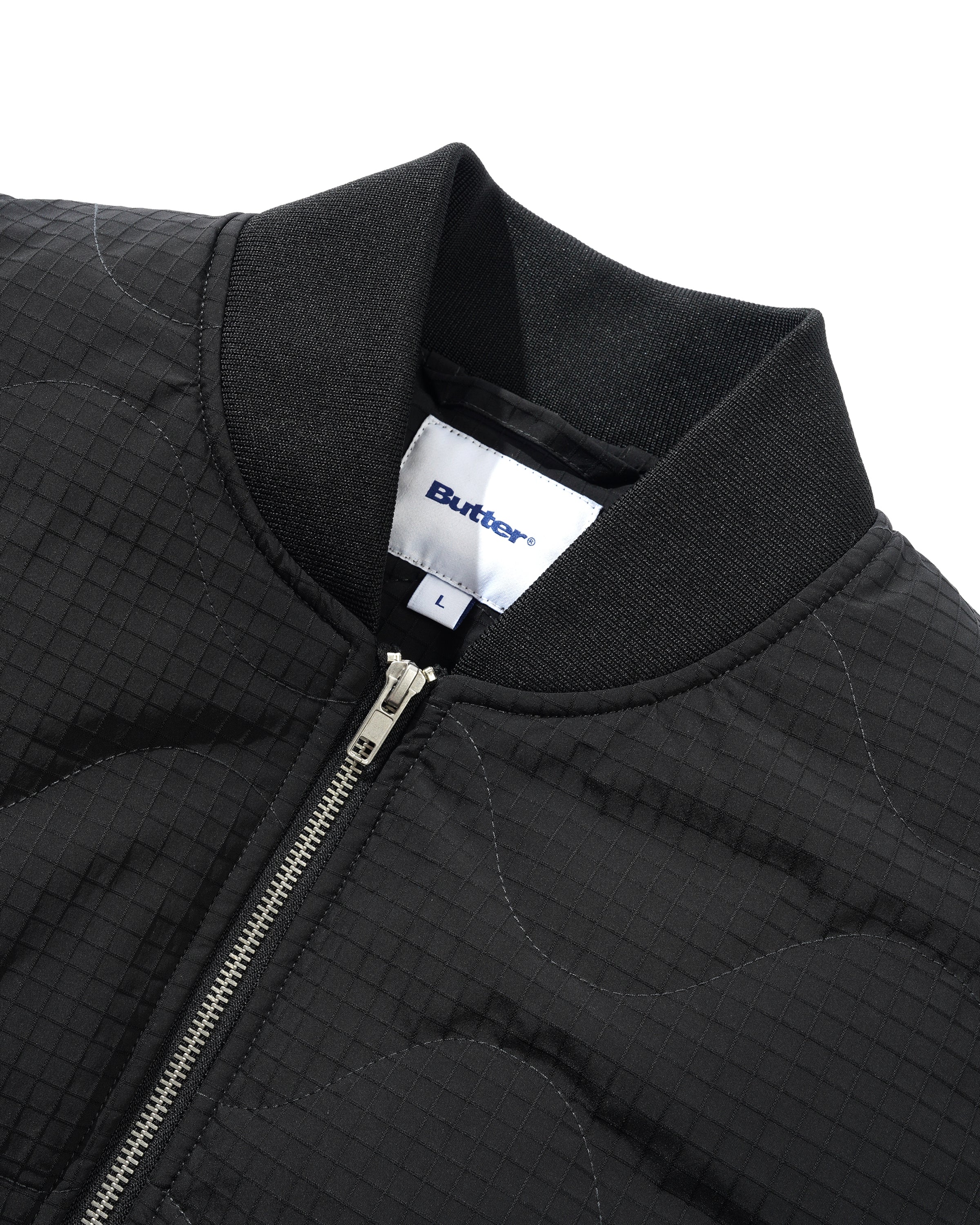 Butter Goods Roach Bomber Jacket - Black - Image 4