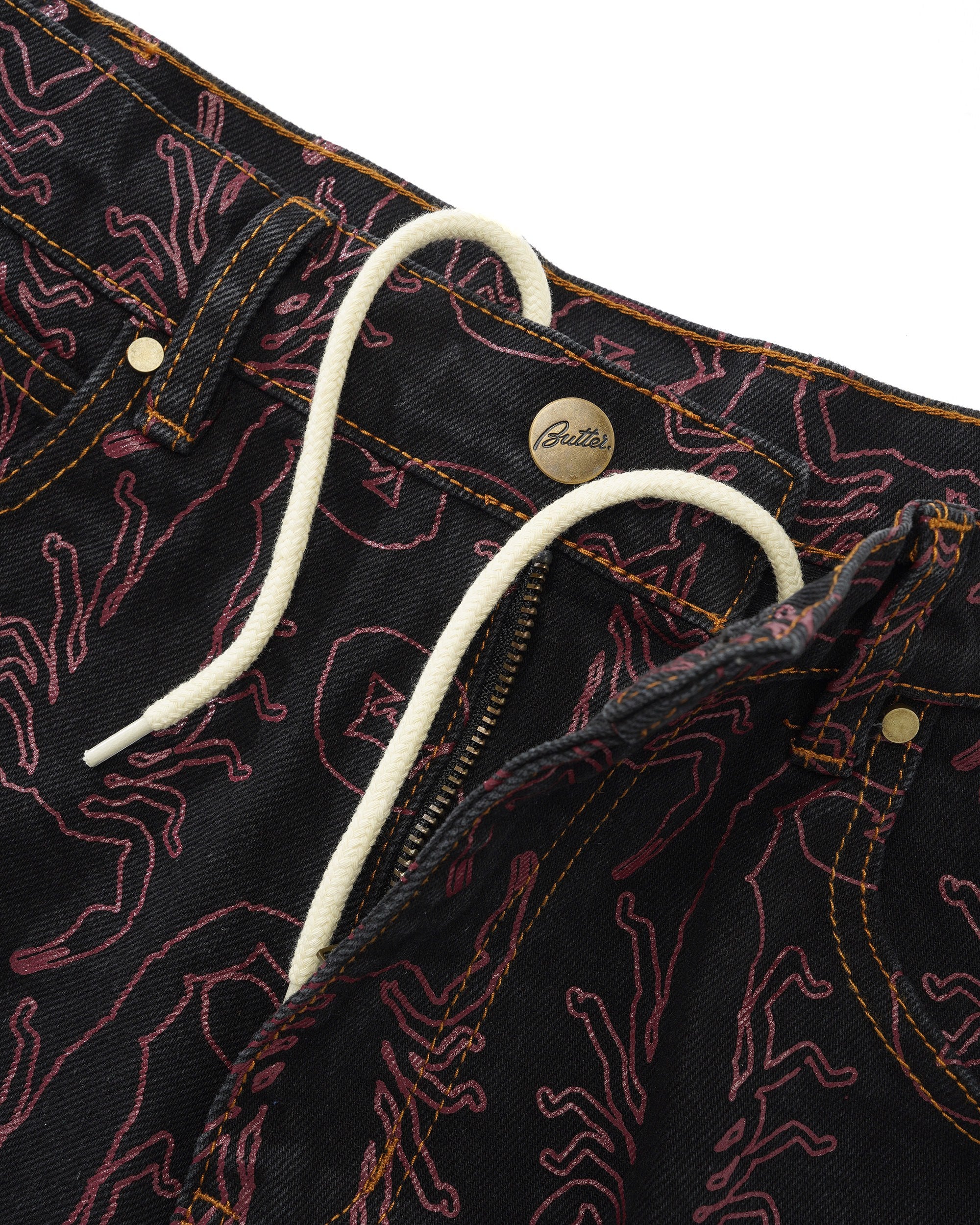 Butter Goods Scorpion Denim Jeans - Washed Black - Image 4