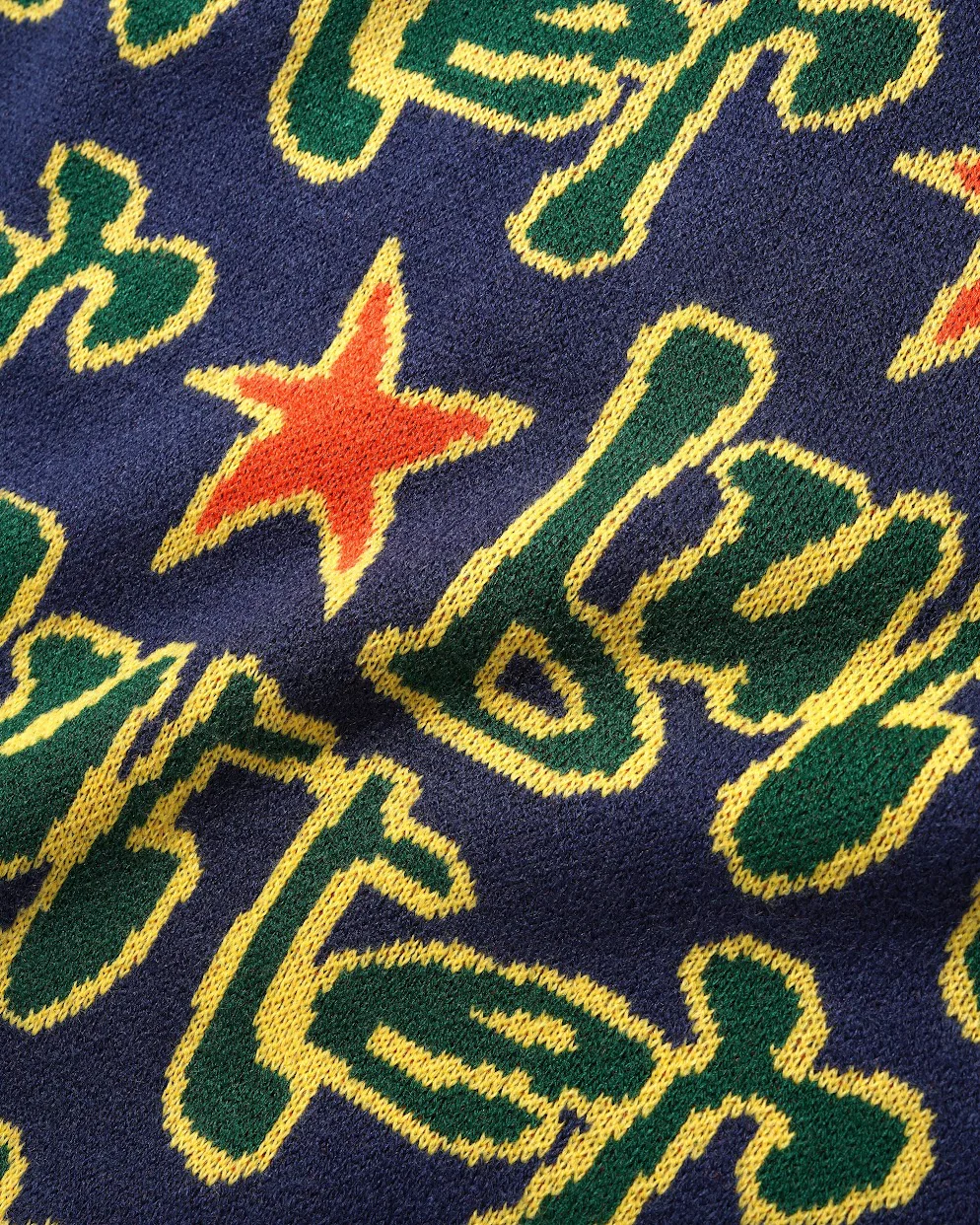 Butter Goods Star Knit Vest - Navy - Image 3