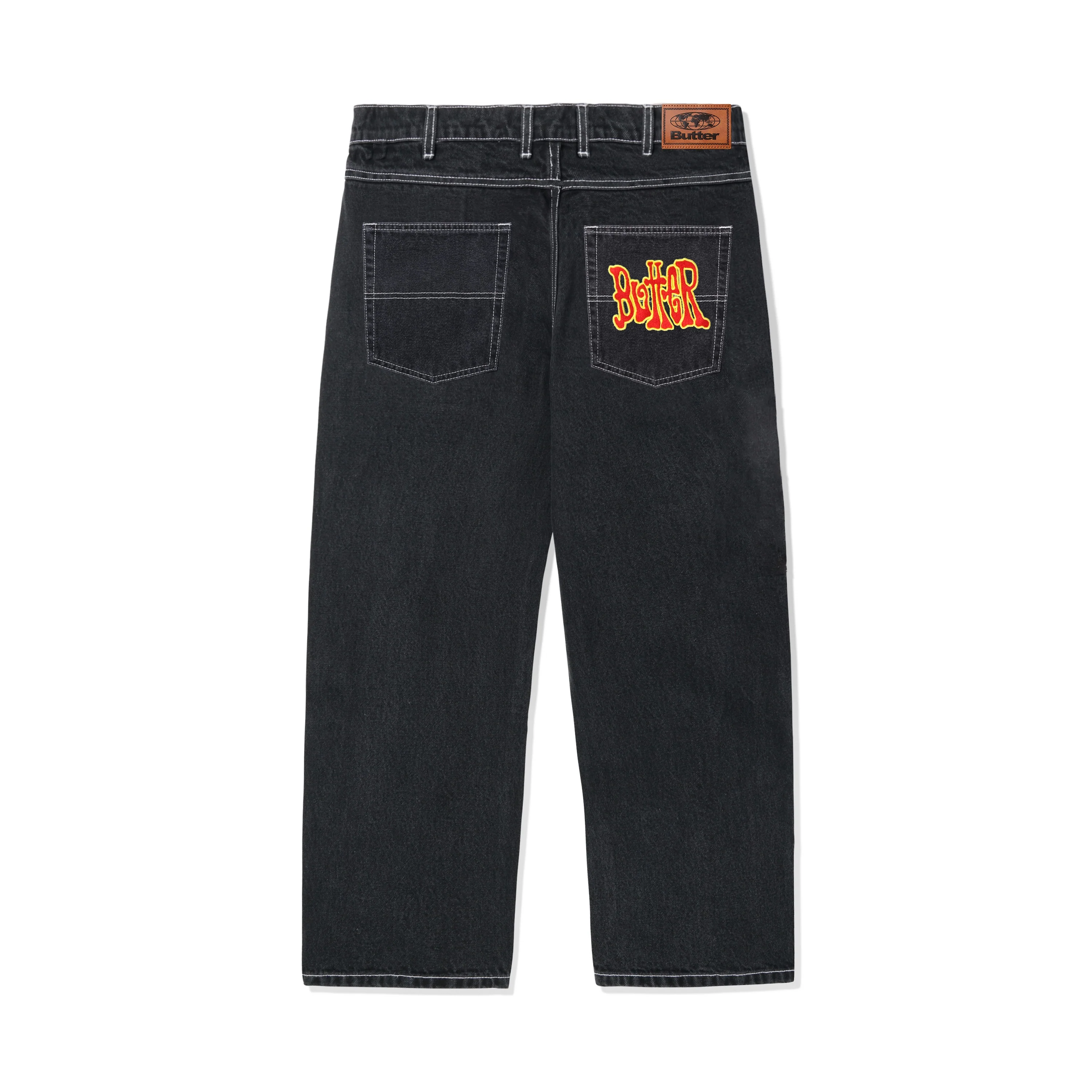 Butter Goods Tour Denim Jeans - Flat Black - Image 2