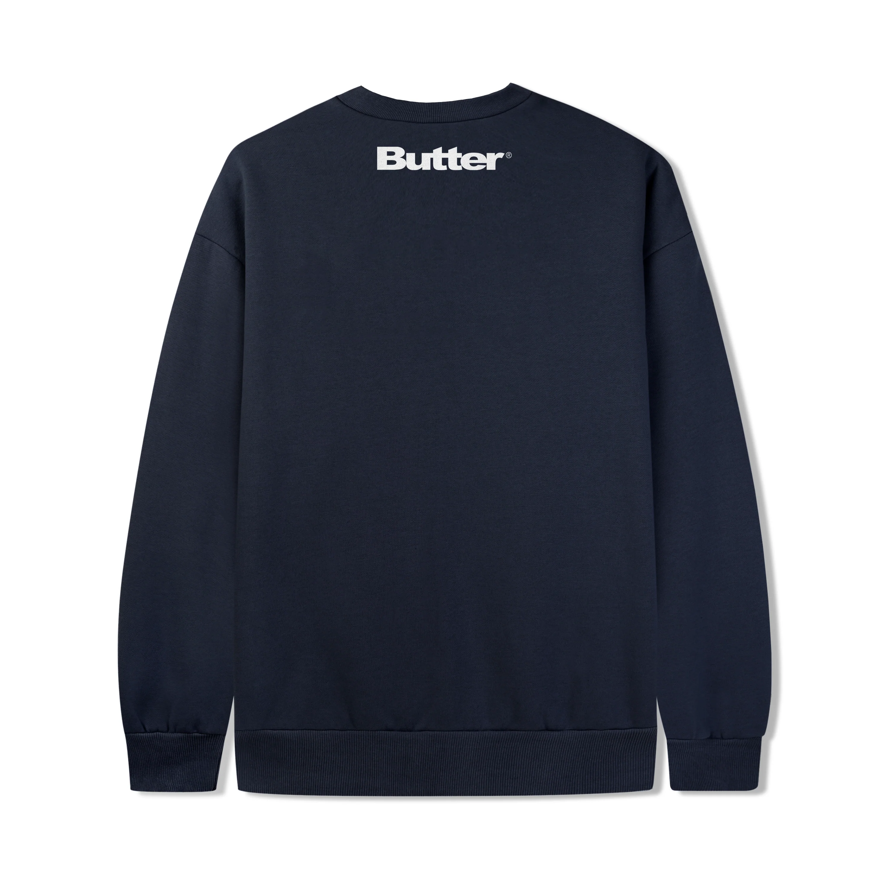 Butter Goods x Blue Note Records Logo Felt Applique Crewneck - Navy - Image 2
