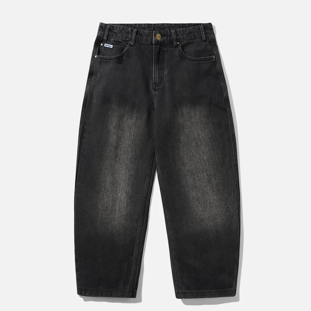 Butter Goods X Peanuts Spike Denim Jeans - Faded Black - Image 2