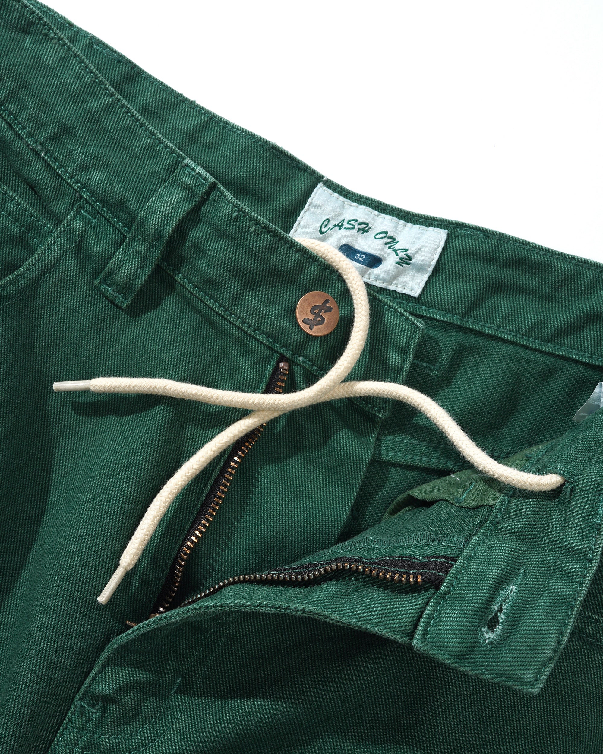 Cash Only Aleka Cargo Jeans - Green - Image 4