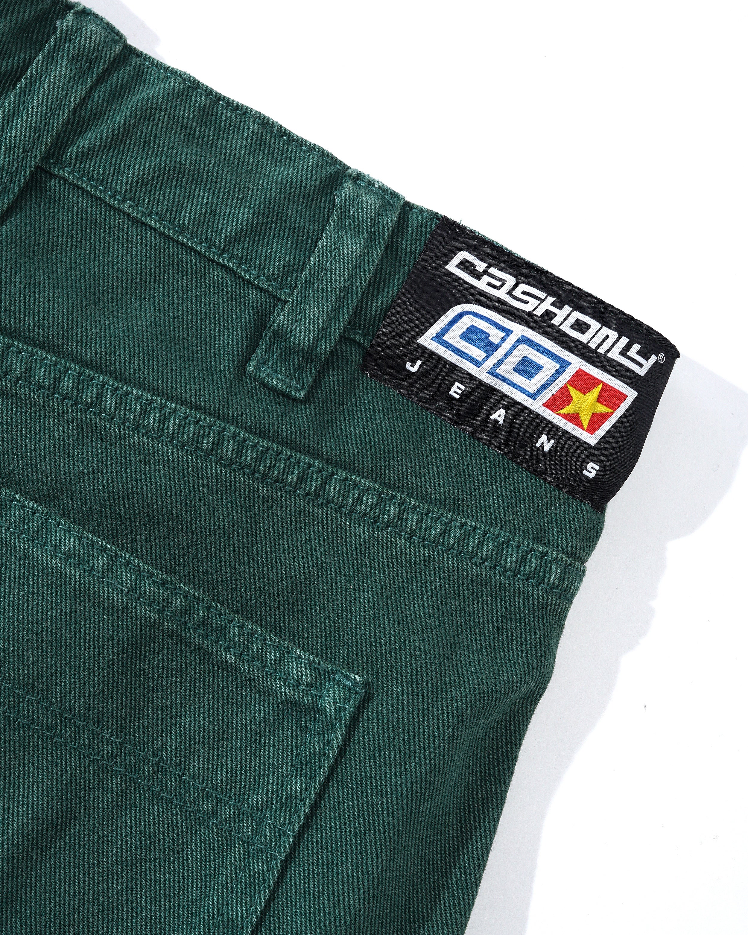 Cash Only Aleka Cargo Jeans - Green - Image 6
