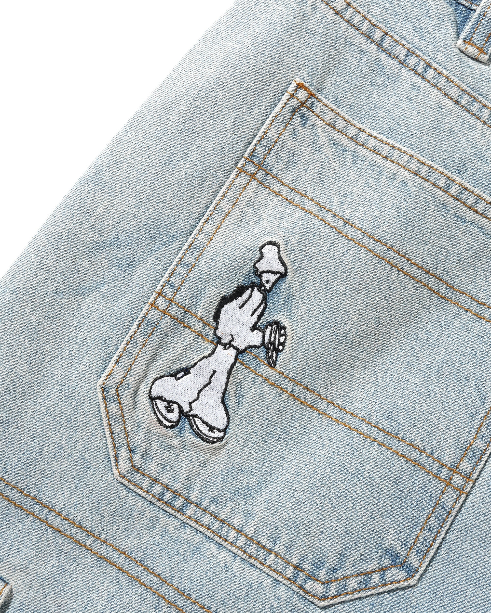 Cash Only Aleka Cargo Jeans - Light Wash - Image 4