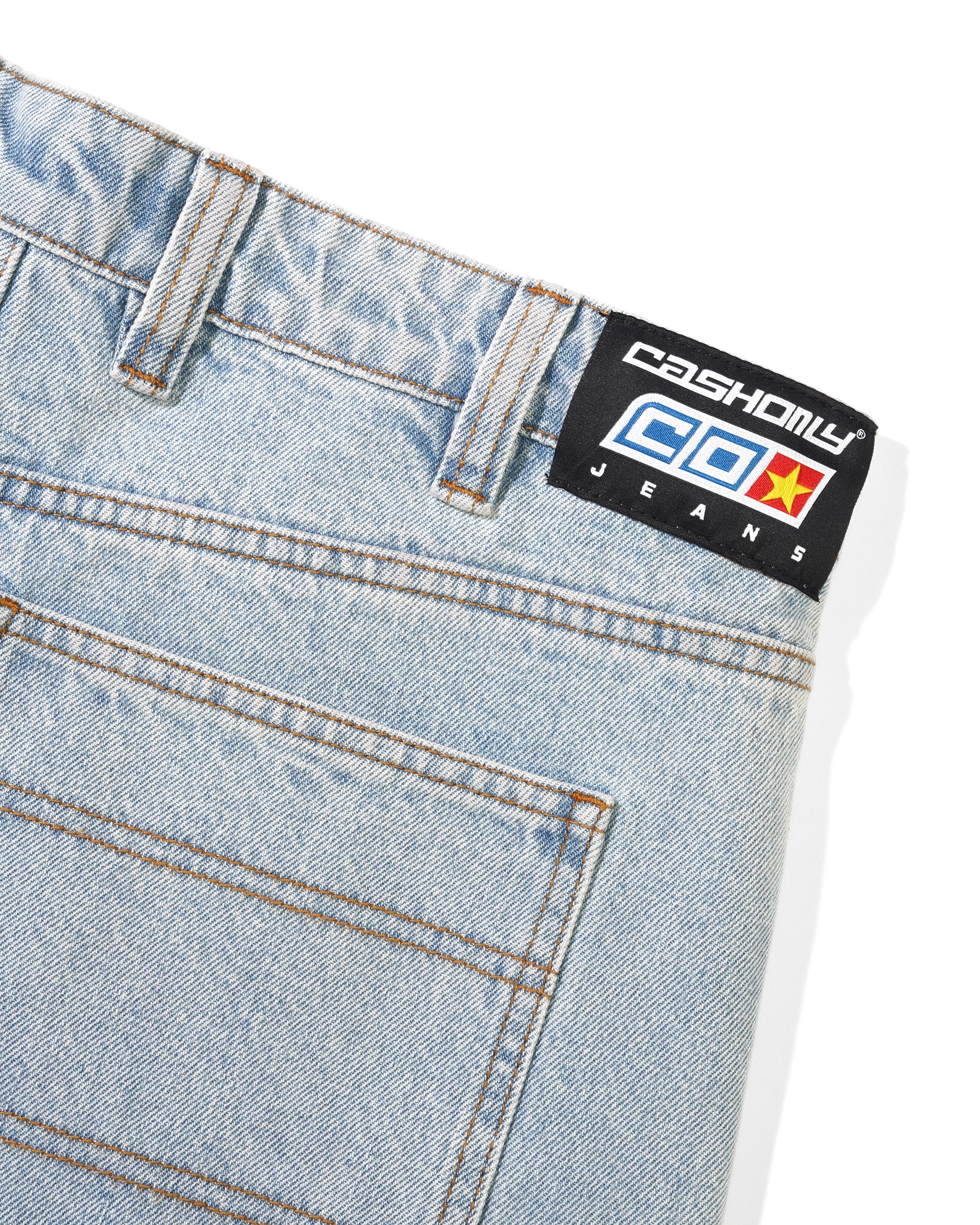 Cash Only Aleka Cargo Jeans - Light Wash - Image 6