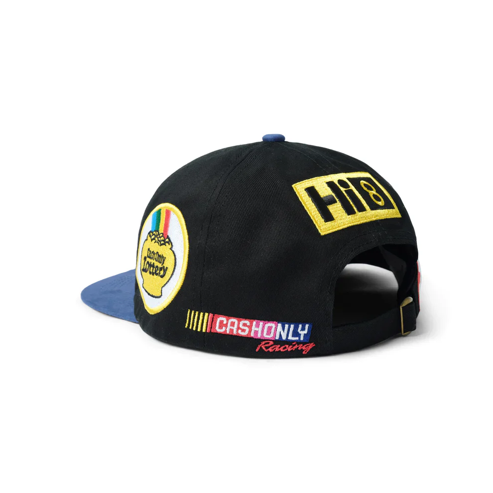 Cash Only Racing 6 Panel Cap Black/Navy - Image 2