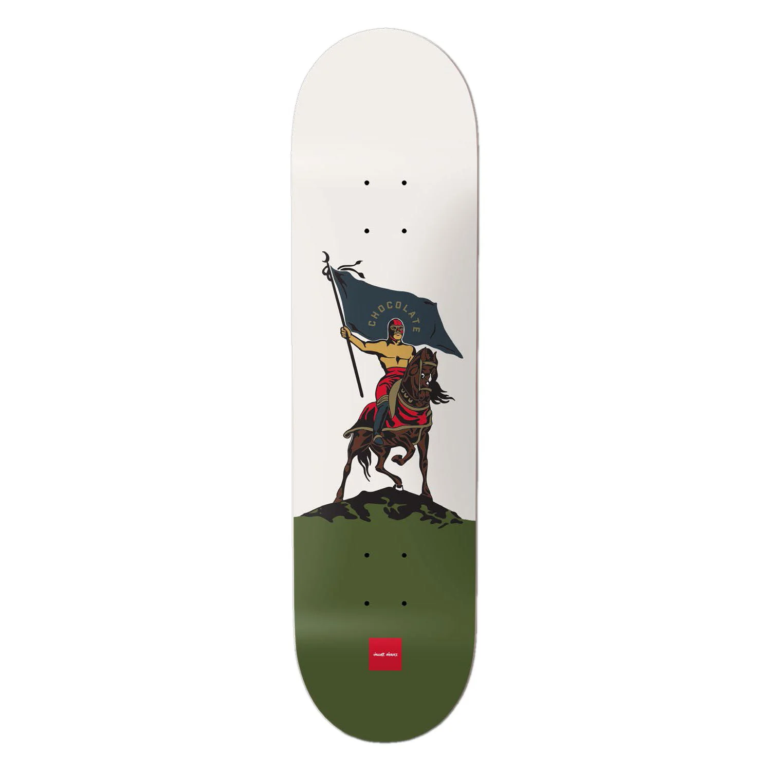 Chocolate Skateboards Vincent Alvarez Luchadore One Off W40 Skateboard Deck - 8.125