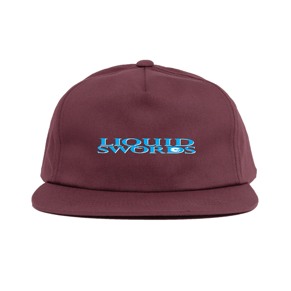 Chocolate Skateboards  X Interscope Liquid Swords 5 Panel Hat - Wine