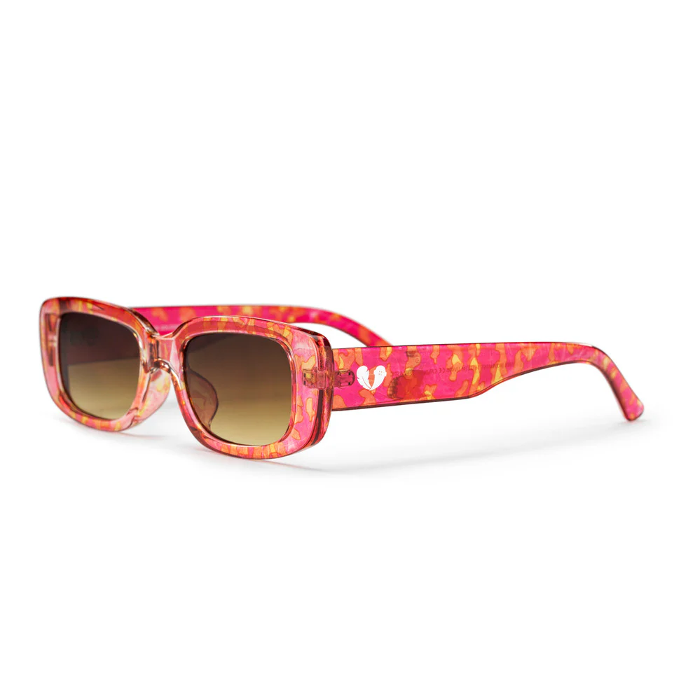 CHPO Brand Free Movement Sunglasses - Pink & Yellow Turtle - Image 2