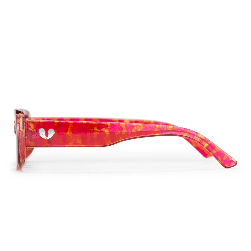 CHPO Brand Free Movement Sunglasses - Pink & Yellow Turtle - Image 3