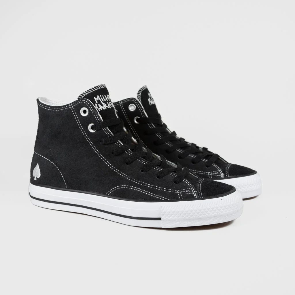 Converse Cons Milton Martinez CTAS HI Pro Shoes - Black / White / White - Image 2