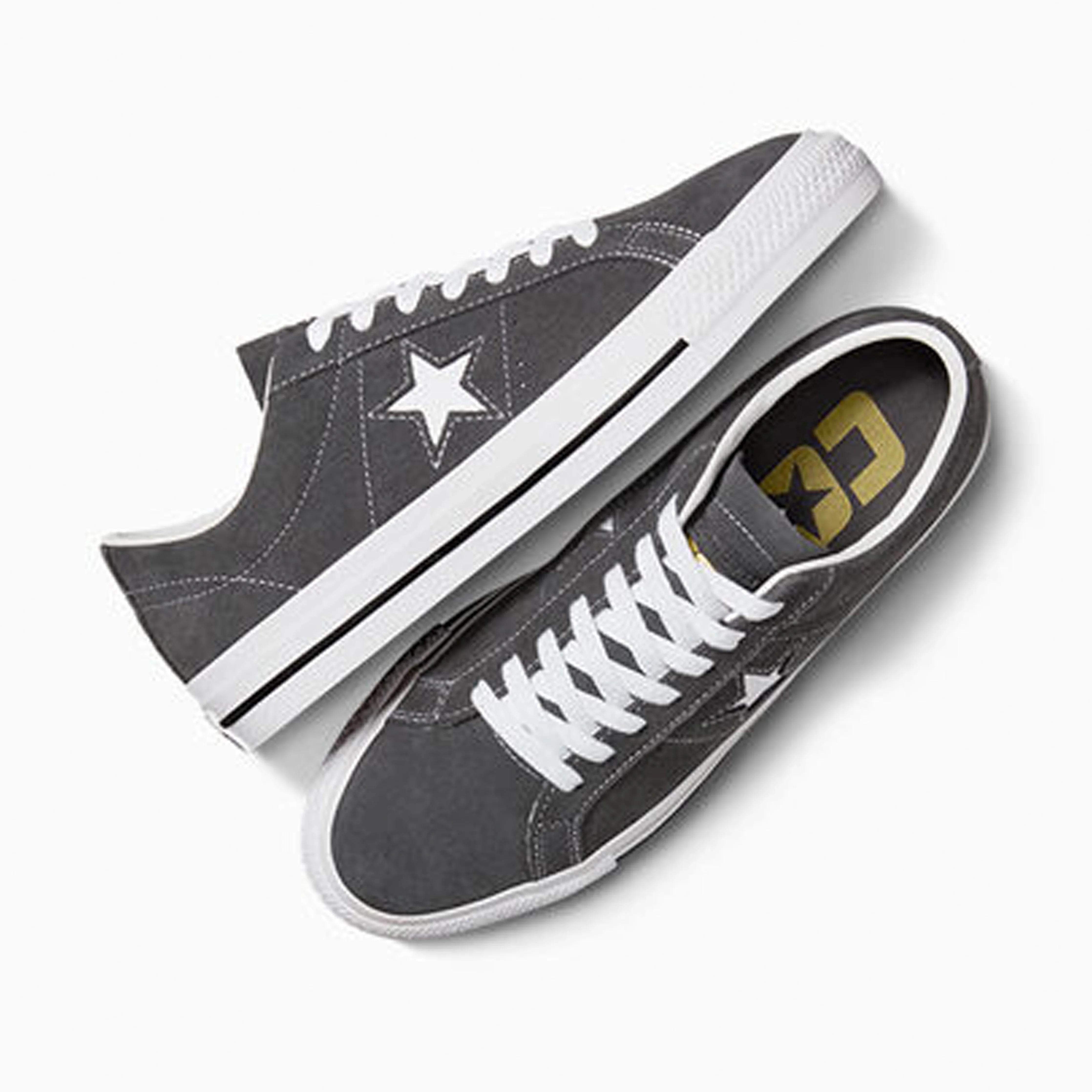 Converse CONS One Star Pro Ox Skateboarding Shoes - Dark Matter / White - Image 5