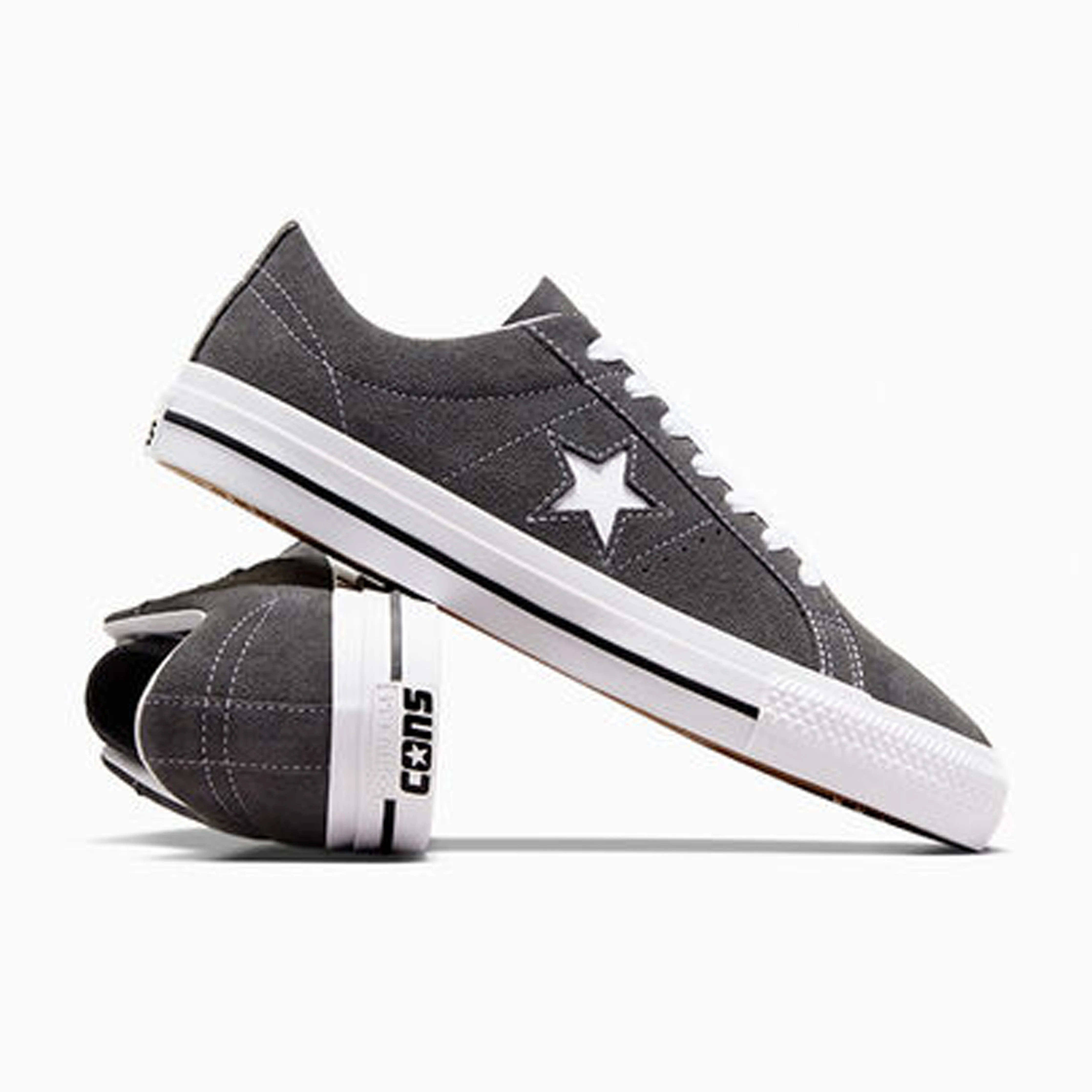 Converse CONS One Star Pro Ox Skateboarding Shoes - Dark Matter / White - Image 6