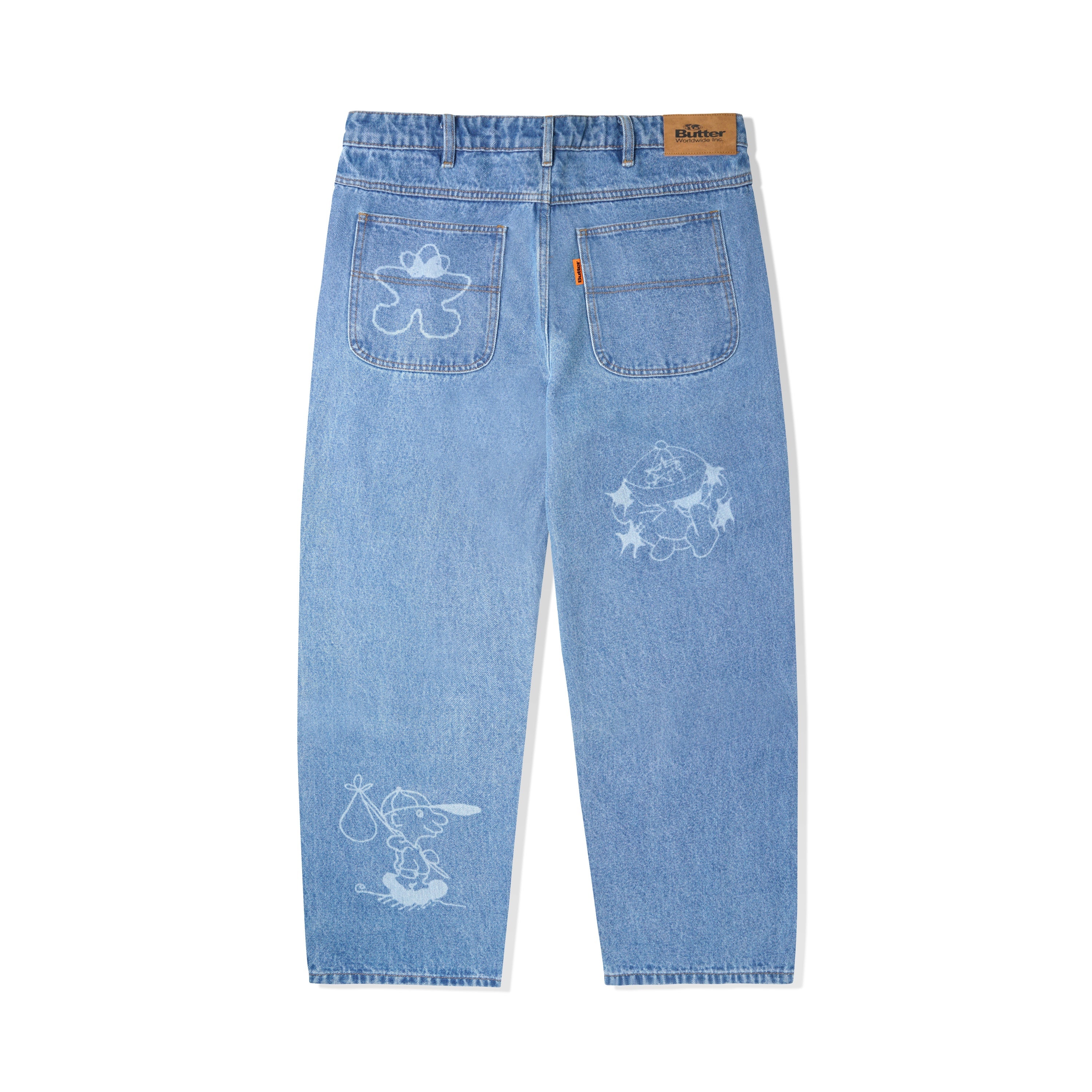 Butter Goods Jun Denim Pants - Washed Indigo - Image 2