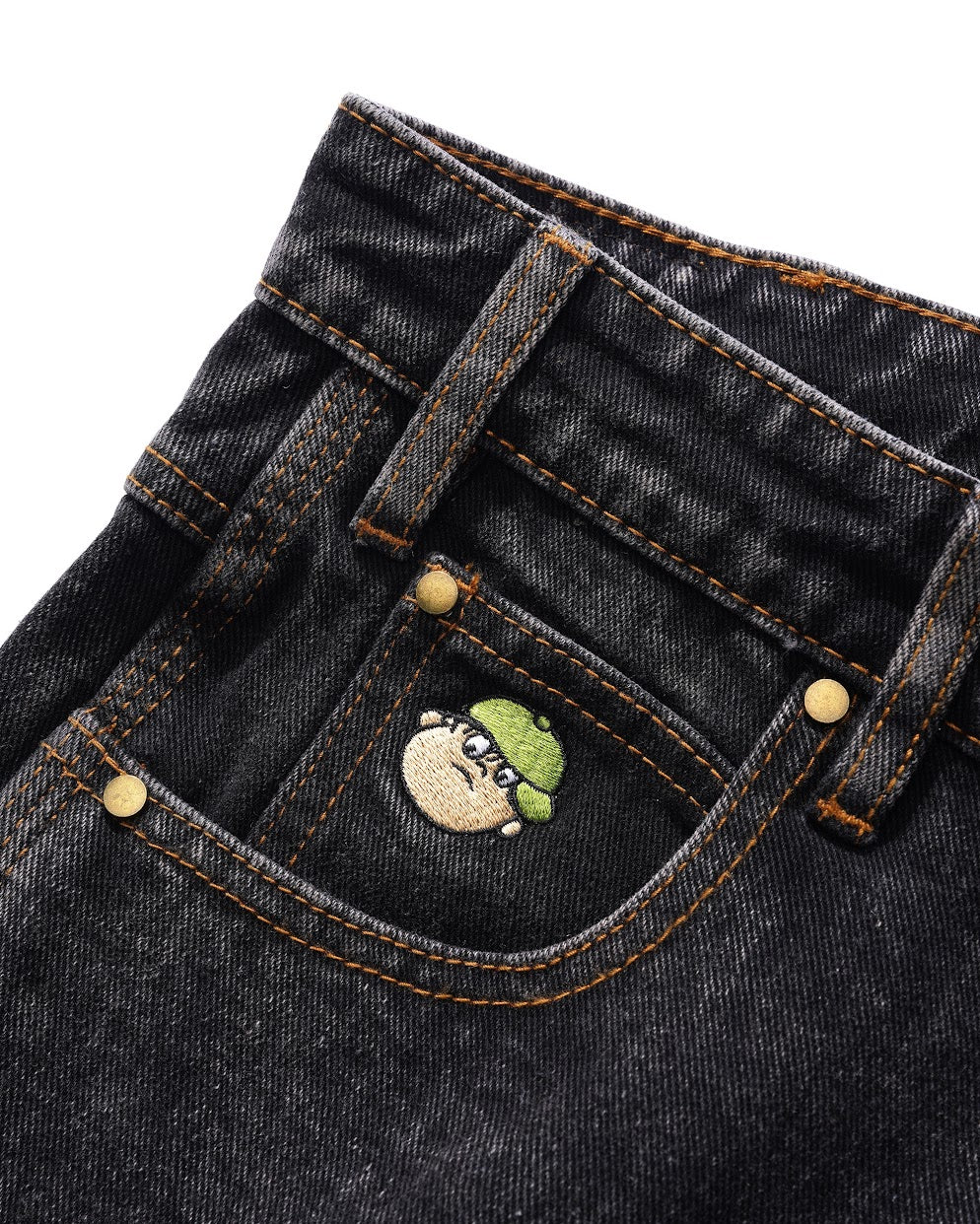 Butter Goods Santosuosso Denim Pants - Gun Metal - Image 4