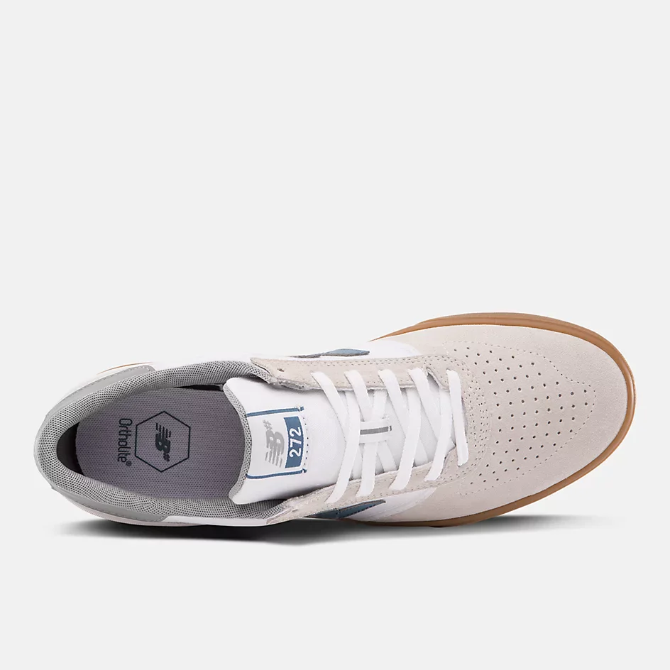 New Balance Numeric 272 Team Skateboard Shoe - Cream/Gum - Image 3