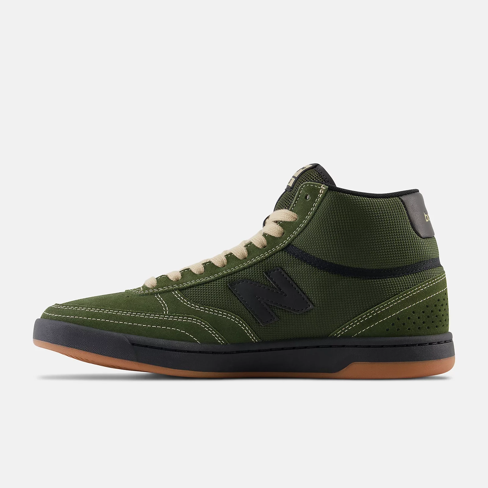 New Balance Numeric 440 Hi Skate Shoes - Forest Green With Black - Image 4