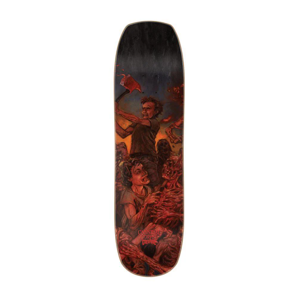Creature Cannibal Corpse Chaos Horrific Black/Red Skateboard Deck - 8.75