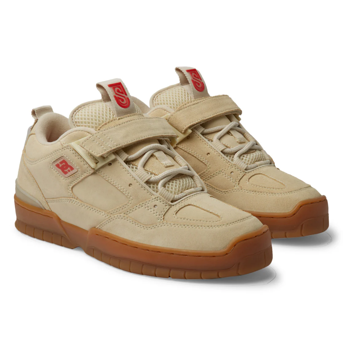 DC Skateboarding JS 1 John Shanahan Skate Shoes - Tan - Image 2