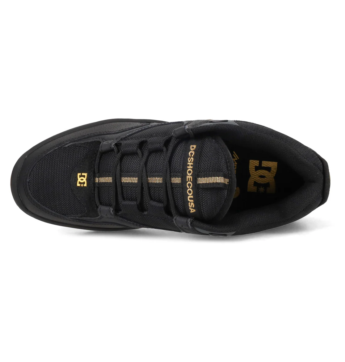 DC Skateboarding Kalynx Zero Skate Shoes - Black / Gold - Image 4