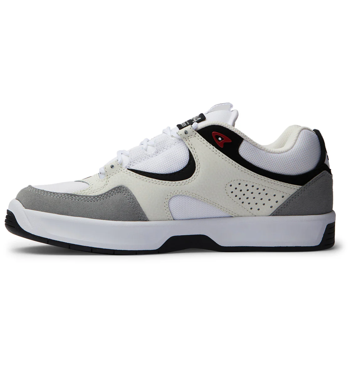 DC Skateboarding Kalynx Zero Skate Shoes - Grey / Black / White - Image 3