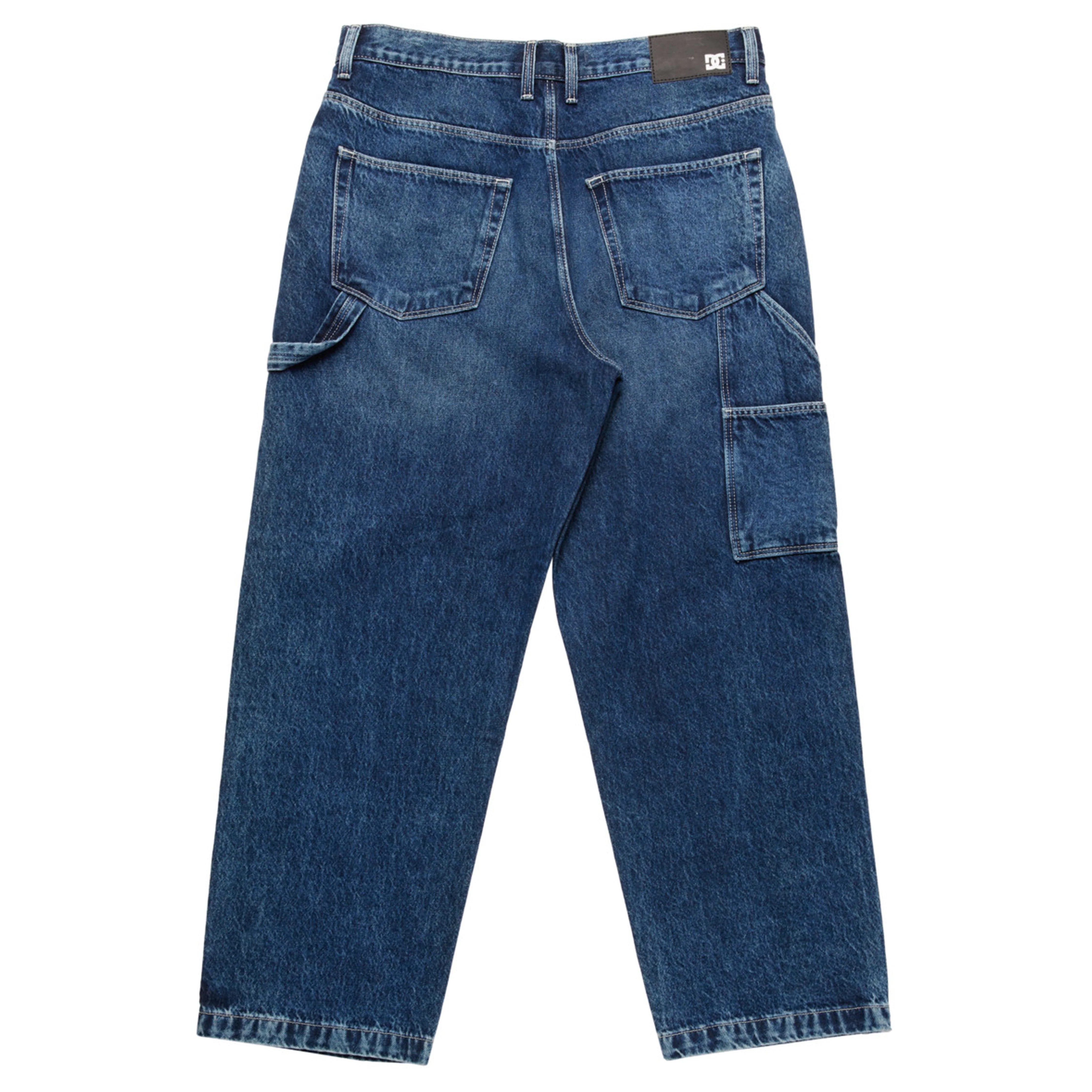 DC Skateboarding Worker Baggy Carpenter Jeans - Dark Indigo - Image 2