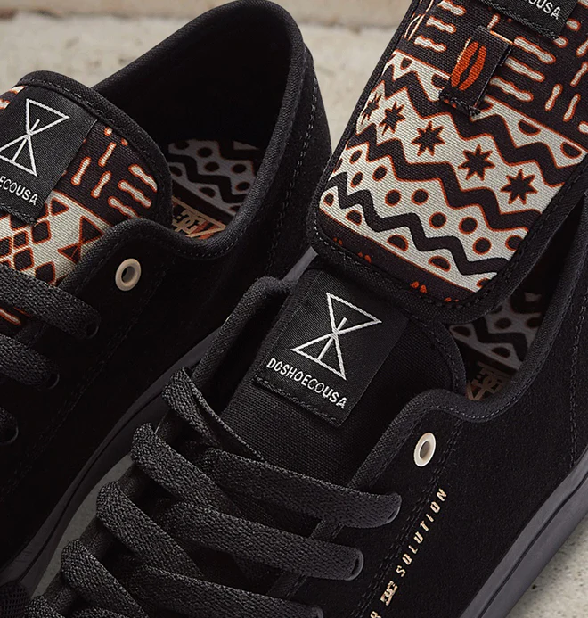 DC x Sour Solution Manual RTS Skate Shoes - Black - Image 2