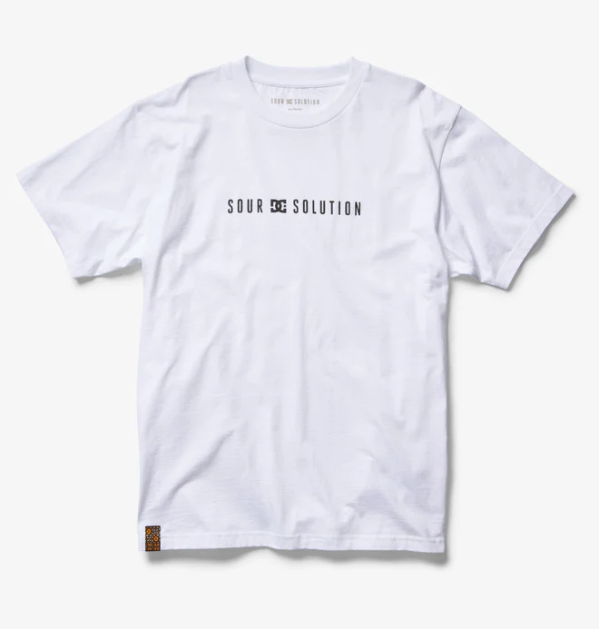 DC x Sour Solution T-Shirt For Young People - White