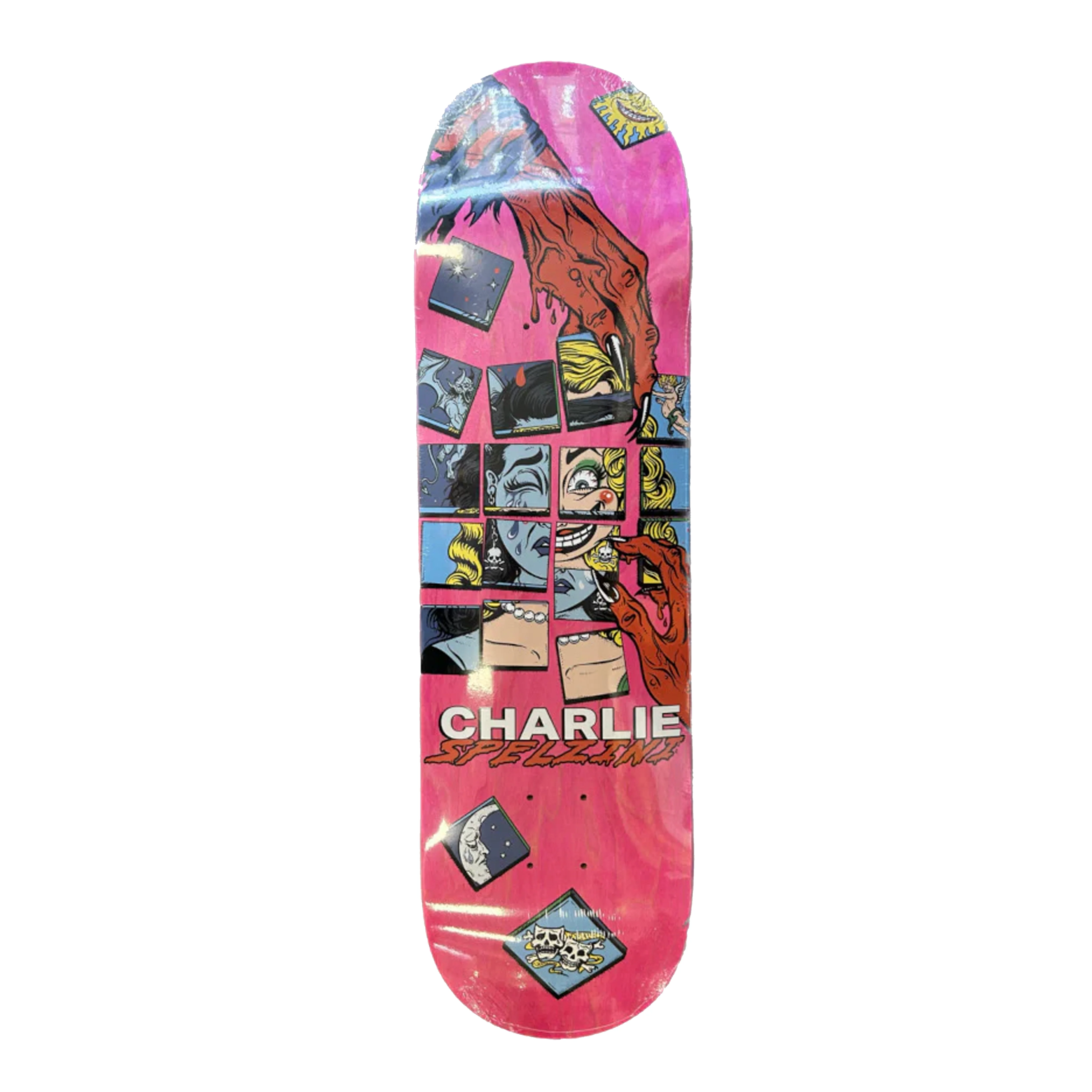 Death Skateboards Charlie Spelzini Interchangeable Skateboard Deck 8.25