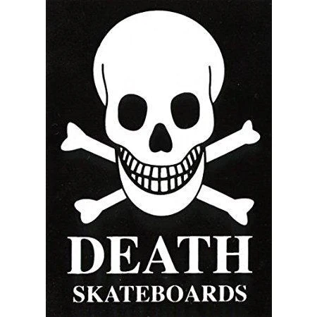 Death Skateboards - Skull Logo Sticker Medium