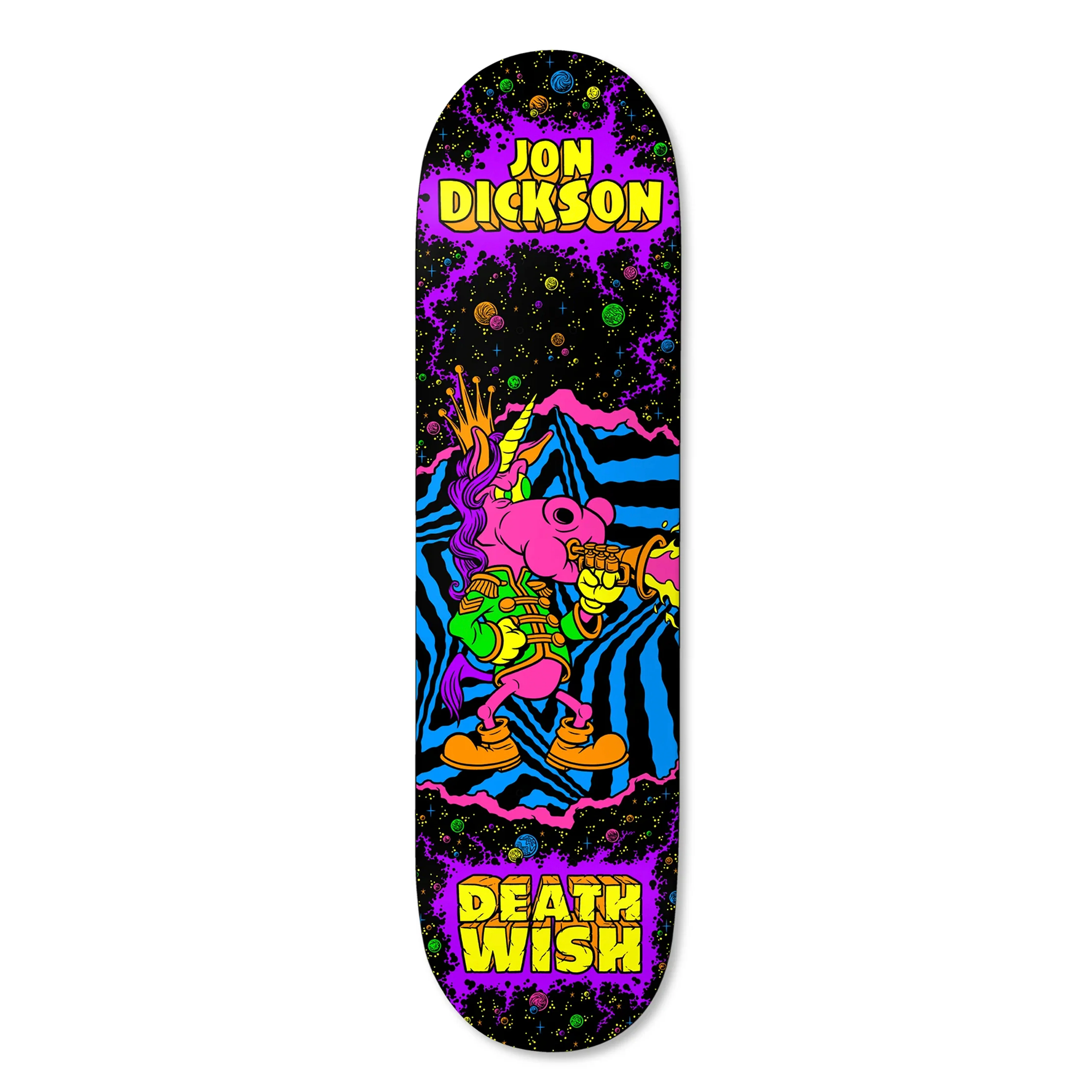 Deathwish Dickson Lords Of The Underworld Skateboard Deck - 8.3875