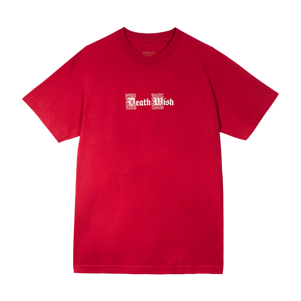 Deathwish Drop Cap Cardinal Tee